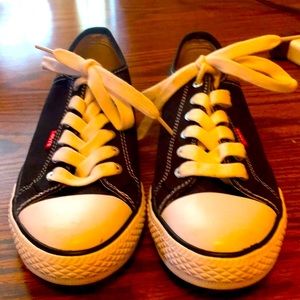 Levi Strauss converse style sneakers
